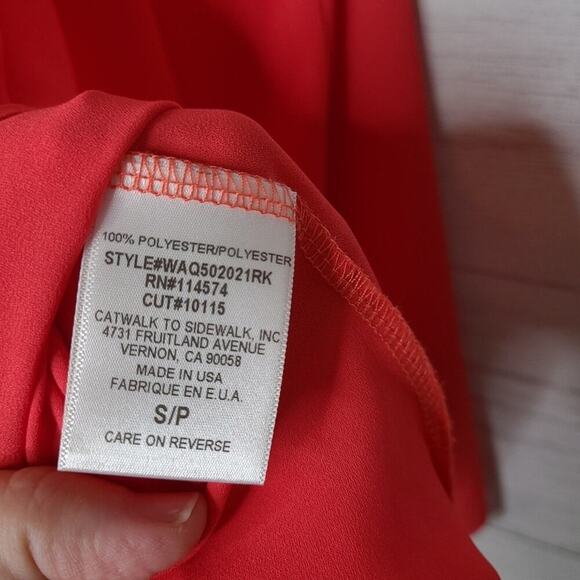 Ro & De Pink Racer Back Tank Size Small - Picture 4 of 11